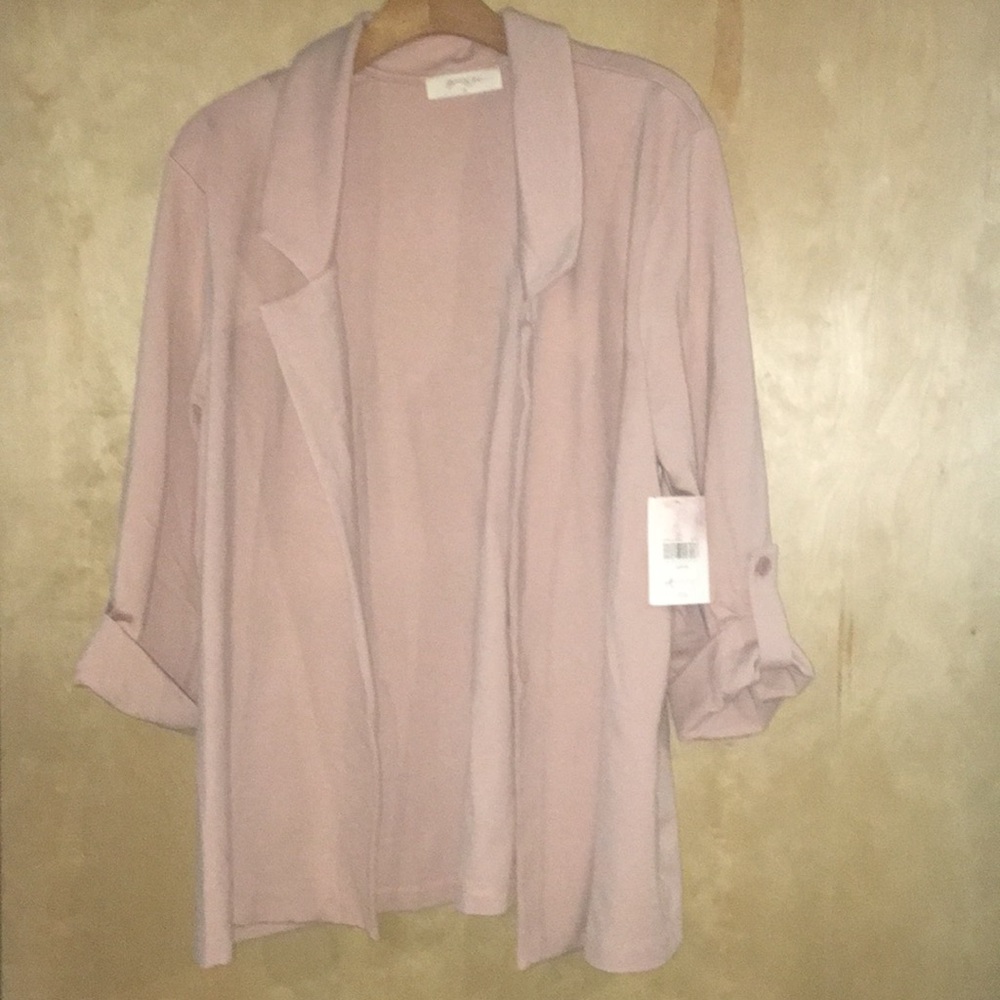 Light Pink Casual Blazer